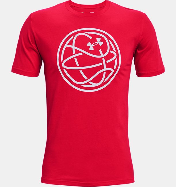 남성 UA 훕스 로고 티셔츠